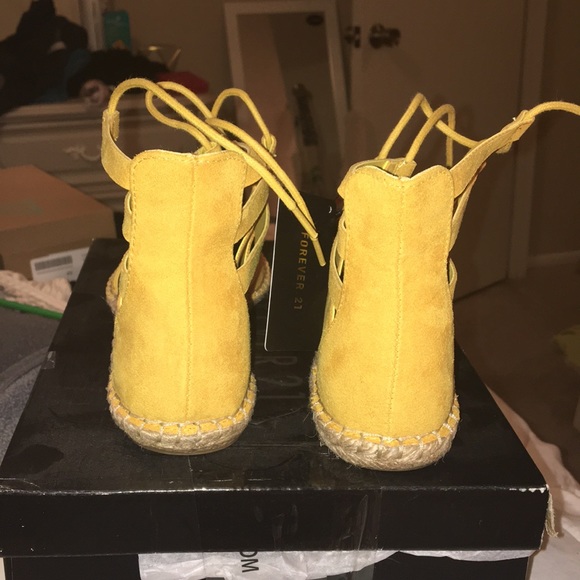 Yellow Espadrilles - Picture 3 of 5